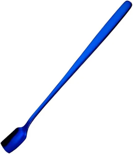 Vista 14 de COMIART - Cucharas de té helado de mango largo para mezclar, 6.7 pulgadas, cabeza cuadrada, cucharaditas de café, cucharas de cóctel, ideal para uso