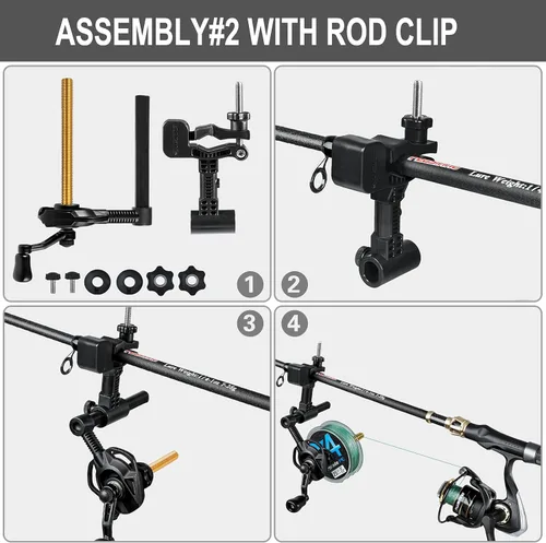 Vista 8 de PLUSINNO Bobina de línea de pesca con función de desenrollado, estación de carrete versátil para varillas gruesas y finas, funciona con carretes