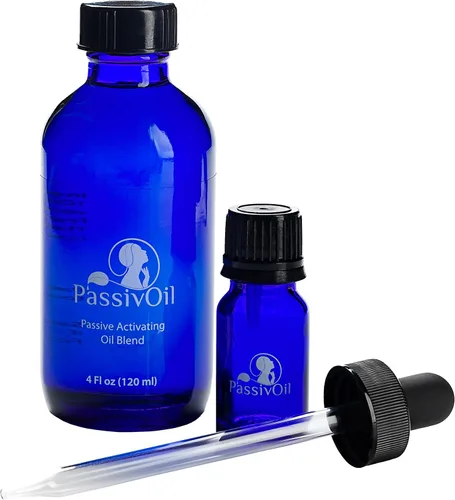 NaturalSlim PassivOil - Gotas de aceite esencial, mezclas de aromaterapia de aceite de lavanda, aceite de incienso, aceite de ylang-ylang con base