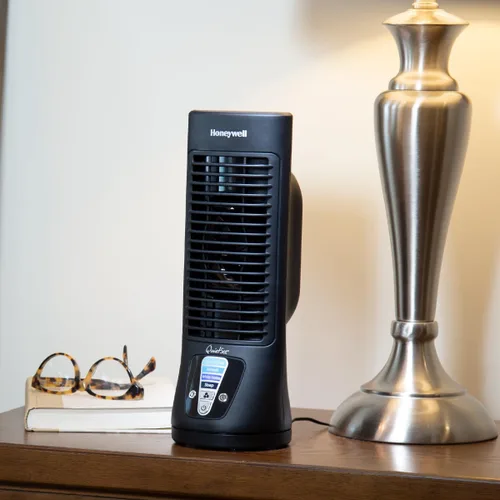 Vista 6 de Ventilador personal silencioso para mesa Honeywell HTF210B, Negro, Paquete de 1