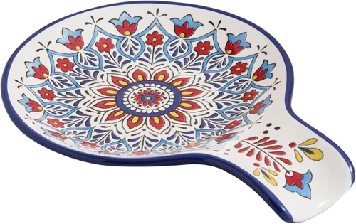 Vista 18 de Bico Blossom Symphony Soporte para Cucharas para Estufa, Soporte de Cuchara de Cerámica para Encimera de Cocina, Soporte para Cuchara de Café Fácil