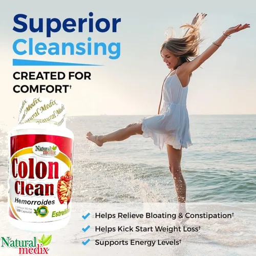 Vista 4 de Colon Cleanse Detox Premium Soporte digestivo, alivio de la hinchazón y equilibrio natural