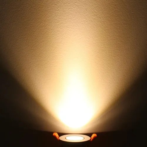 Vista 8 de LightingWill Downlight LED regulable de 2 pulgadas, luz de techo empotrable COB de 3 W, blanco cálido 3000K-3500K, CRI80, equivalente a bombillas