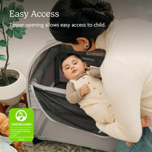 Vista 4 de UPPAbaby Remi Canopy - Protección contra el sol + insectos, cubierta ventilada para uso en interiores o exteriores, se pliega de forma compacta