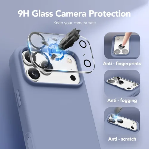 Vista 52 de GONEZ Funda magnética para iPhone 14, compatible con Magsafe, con protector de pantalla + protector de cámara, forro de microfibra antiarañazos