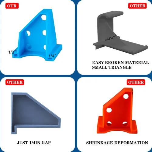 Vista 2 de Kit de espaciadores de suelo mejorado con espacio de 1/4 de pulgada y 1/3 pulgadas, herramienta de instalación de piso de madera para laminados
