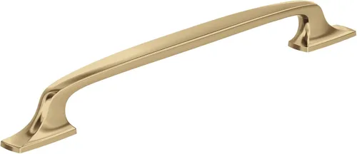 Amerock | Tirador de manija de gran tamaño para gabinete/electrodoméstico | Bronce champán | Tirador de cajón de centro a centro de 12 pulgadas