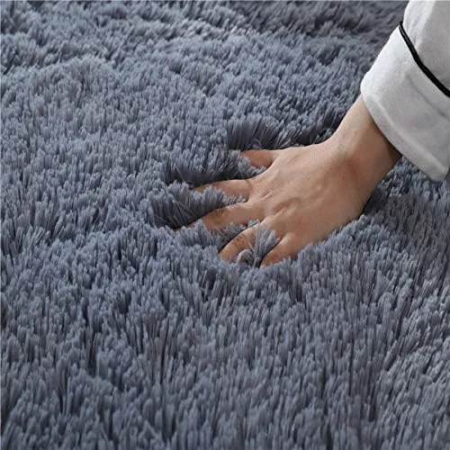 Vista 2 de Soft Plush Rug,Cozy Floor Mat for Home Bedroom Living Room,31.5 * 62.99inch,1 Piece,Solid Color Green