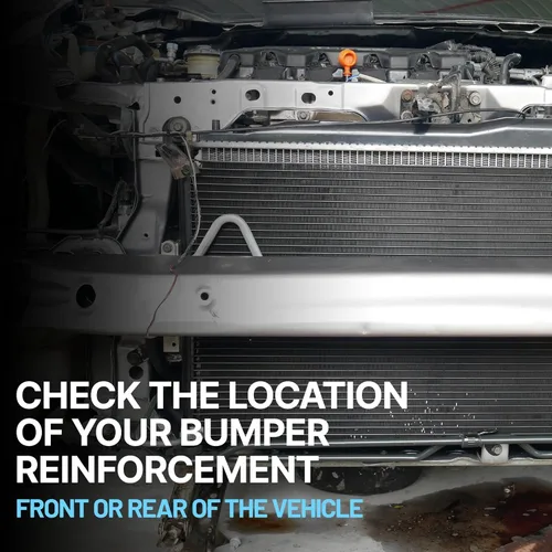 Vista 7 de Garage-Pro Refuerzo de parachoques trasero compatible con SATURN VUE 2008-2010/CAPTIVA SPORT 2012-2015 Barra de impacto Acero