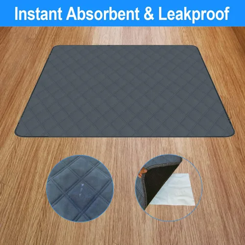 Vista 3 de RIOUSSI Almohadillas lavables para orina de perros, reutilizables, absorbentes, a prueba de fugas, almohadillas antideslizantes para mascotas