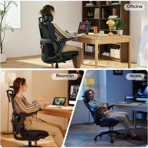 Vista 12 de SIHOO B300 Pro Ergonomic Office Chair Without Footrest, 4D Lumbar Support Negro