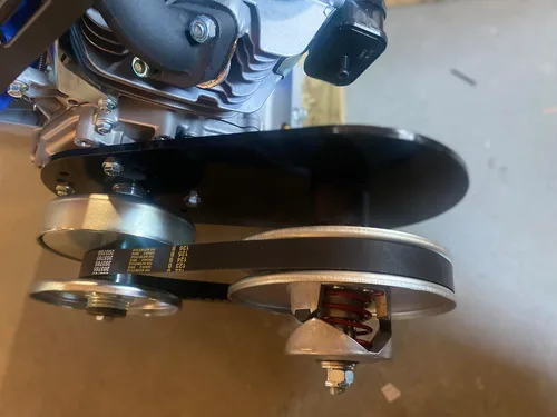 Vista 5 de Blast Reemplazo del convertidor de par GoKart serie LED 40/compatible con motores 8-16HP Predator 420CC (polea accionada de 3/4 pulgadas)