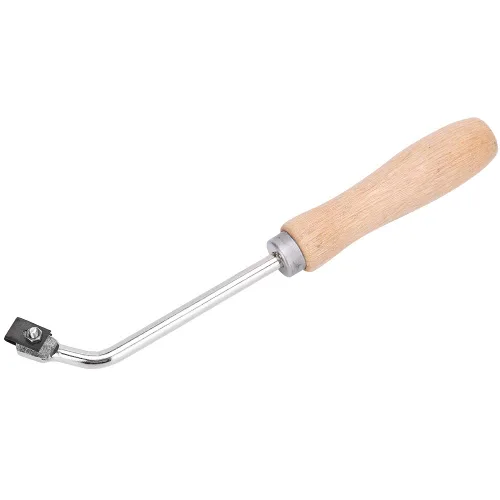 Vista 5 de Groover Beech, cuchillo ranurado de madera de acero para ranurado de madera para piso de plástico de PVC, cuarto de luna plana con moldura