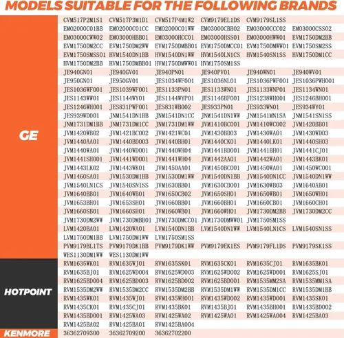 Vista 6 de Bandeja giratoria de vidrio para microondas de 12 1/2" de Beaquicy - Reemplazo para microondas GE, Kenmore, Samsung, Hotpoint - Plato de 31,8 cm