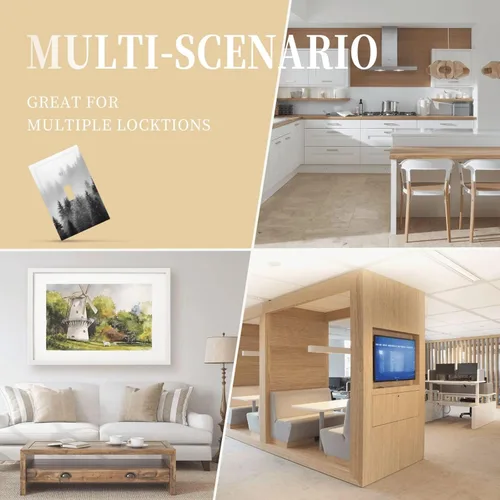 Vista 425 de Cubiertas de salida de impresión de líneas doradas de granito de mármol marrón, 1 palanca y 1 combinación basculante, placa decorativa de pared