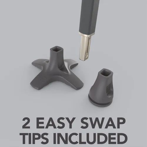 Vista 3 de Bastón de caminar plegable Michael Graves Quick Fold para hombres y mujeres - Bastón plegable para mayor estabilidad y estilo - Bastón plegable