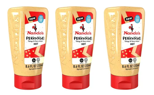 Vista 11 de Nando's PERinaise - Paquete variado de mayonesa picante, perinesa original, perinesa de ajo, perinesa picante, untado y aderezo saborizado, 8.5