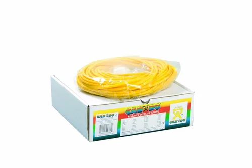 Vista 10 de CanDo – Tubos de libre ejercicio de látex, Rollo de 25 pies, Negro , 1