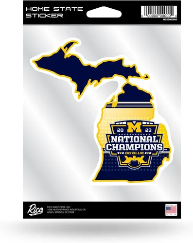 Vista 4 de Rico Industries NCAA Georgia Bulldogs CFP National Champions Home State Sticker