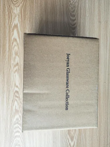 Vista 8 de Joeyan Plato de cristal ámbar para dulces con tapa, frasco grande cubierto para dulces, cuenco decorativo para dulces, recipiente de vidrio