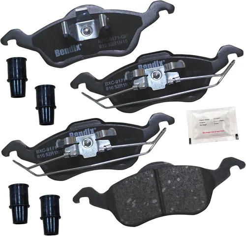 Vista 187 de Pastillas de freno delanteras semi-metálicas Bendix Priority1 CFM1774 para Ford Transit 2019-2017, Transit-150 2021-2015, Transit-250 2021-2015