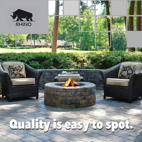 Vista 9 de Rhino Power Bond Plus - Súper arena polimérica para adoquines y juntas de piedra de hasta un máximo de 2 pulgadas. (20 libras, beige)