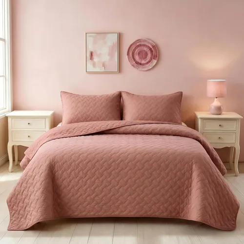 Vista 19 de Bedsure Colchas de tamaño King: colchas ligeras tamaño King con patrón de tejido de canasta, ropa de cama suave, colcha de edredón verde oliva