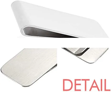 Vista 4 de Santiago De Chile City Watercolor Money Clip Cash Wallet Card Holder