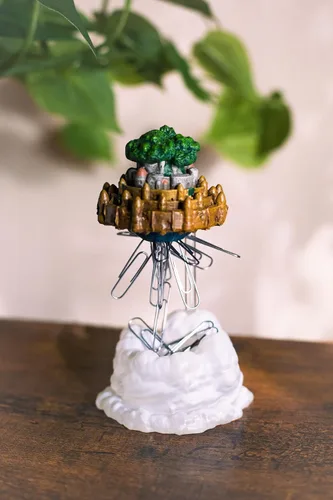 Vista 2 de Studio Ghibli - Castillo en el cielo - Castillo de Laputa, soporte de clip de papel benélico