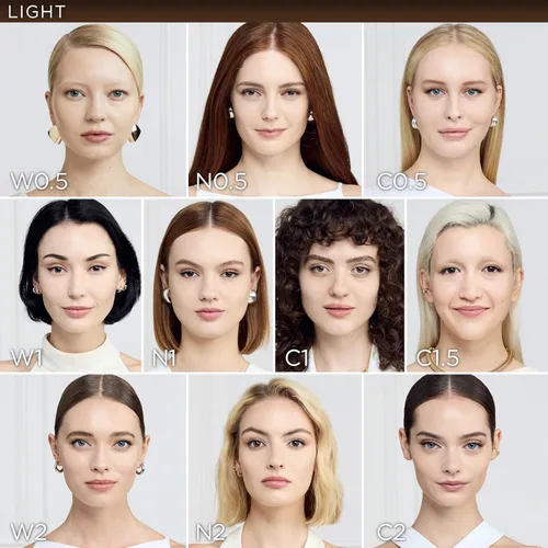 Vista 114 de L'Oreal Paris True Match - Base líquida supermezclable, maquillaje de base líquida de cobertura media, C0.5, ligero, 1 onza líquida