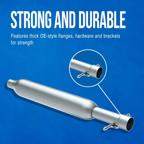 Vista 4 de Walker 21764 Resonador de escape de ajuste directo 2.25" Salida (ID) 2.25" Salida (OD) para Ford Fusion