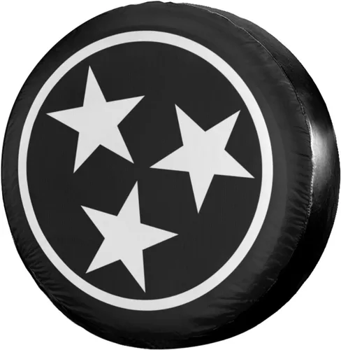 Vista 11 de Delerain Black Cat - Cubiertas de neumáticos de repuesto para caravana, remolque, SUV, camión y muchos vehículos, cubiertas protectoras solares