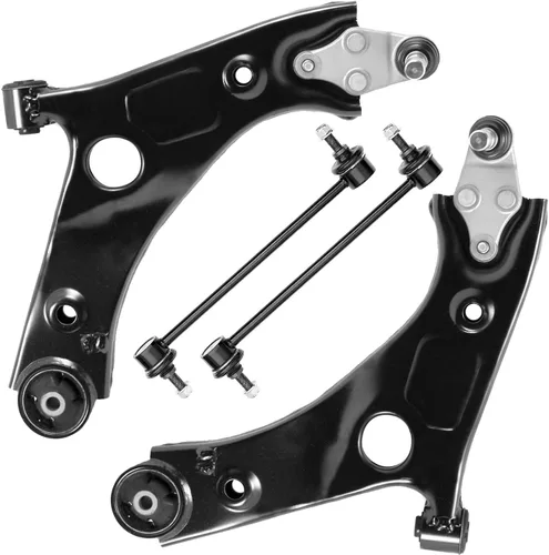 Vista 61 de Detroit Axle - Kit de brazos de control delanteros de 4 piezas para Nissan Cube 2009-2014, Nissan Versa 2007-2012 2 brazos de control inferiores