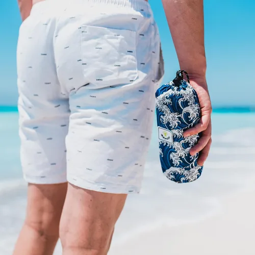 Vista 101 de 4Monster Toalla de playa de microfibra de secado rápido, toalla de viaje ligera súper absorbente para nadadores, toalla de camping sin arena