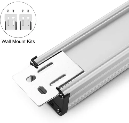 Vista 4 de Tira de alimentación de metal resistente, 16 enchufes de salida, enchufe de aluminio para taller con cable de 10 pies de largo e interruptor de Negro