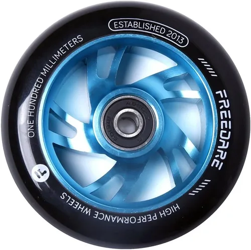 Vista 2 de FREEDARE - Par de ruedas de repuesto para scooter de acrobacias Pro de 3.937 in, 2 piezas con rodamientos ABEC