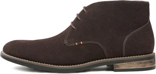 Vista 2 de Bruno Marc Men's Suede Leather Lace Up Oxfords Chukka Ankle Boots