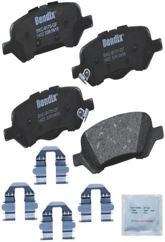 Vista 290 de Bendix Priority1 CFC154 - Juego de pastillas de freno de disco para Avanti II, Century, LeSabre, Regal, Riviera, chasis comercial, DeVille