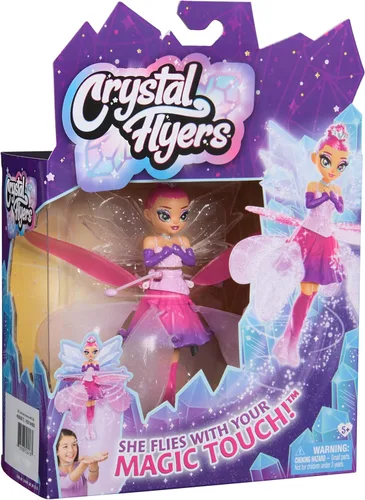 Vista 8 de Crystal Flyers, Muñeca mágica voladora con alas de cristal, juguetes interactivos para niños a partir de 5 años