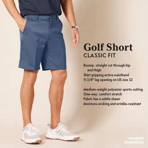 Vista 2 de Tienda Essentials - Short de golf elástico para hombre