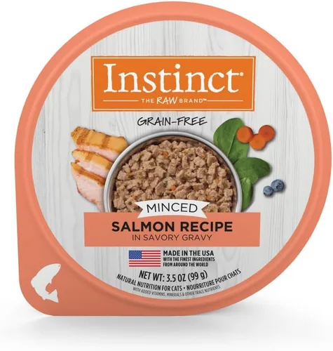 Vista 11 de Instinct Receta picada sin granos con pollo real, comida húmeda natural para gatos, tazas de 3.5 onzas (caja de 12)