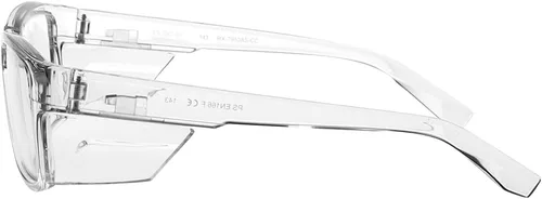 Vista 3 de Safety Reading Glasses - Full Lens Magnifying from +1.00 to +3.00 in Clear - ANSI Z87+ Approved Safety Frame