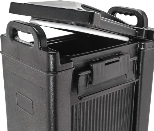 Vista 10 de Restaurantware Cater Tek 5 Gallon Beverage Dispenser 1 Insulated Drink Dispenser - Built-In Handles For Hot and Cold Drinks Black Plastic Beverage