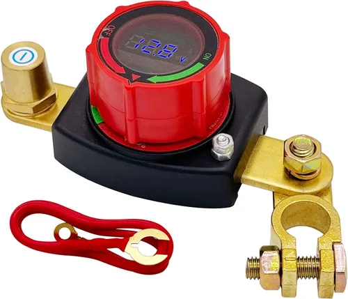 Vista 10 de Ampper Interruptor de Desconexión de Batería de Poste Lateral 12V - 48V, Interruptor de Batería Marina Desconectar Corte de Energía para Automóvil
