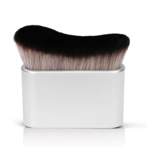 Vista 13 de UNIMEIX Brocha autobronceadora para protección solar, cepillo de maquillaje corporal, aplicador de mezcla Kabuki, cepillo de belleza para Dorado