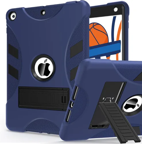 Vista 36 de Funda para iPad de 7ª/8ª generación, funda para iPad 10.2, híbrida, resistente, a prueba de golpes, funda de protección contra caídas construida