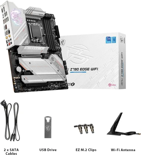 Vista 7 de MSI Placa base para juegos MPG Z790 Edge WiFi