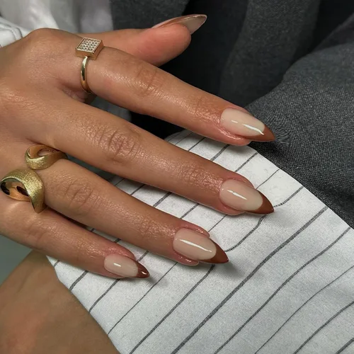 Vista 39 de 30 Uñas Postizas de Punta Francesa Negra a Presión, Uñas de Almendra Cortas para Presionar, Uñas Postizas Cortas en Forma de Almendra, Uñas