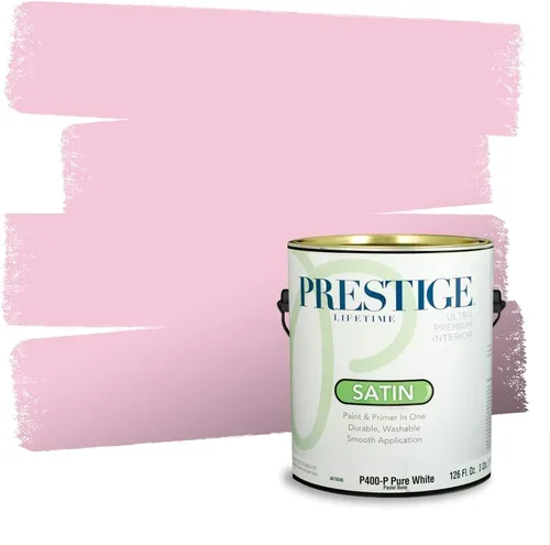 Vista 96 de Prestige Paints Pintura exterior e imprimación en uno, 1 galón, plano, coincidencia comparable de Valspar* Amber Rose*