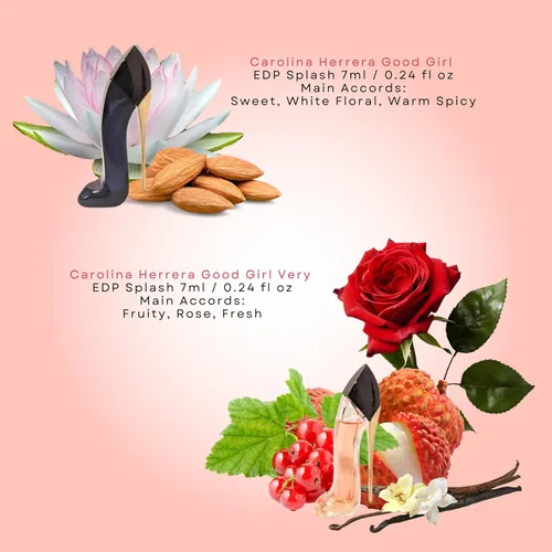 Vista 9 de Carolina Herrera Good Girl - Perfume para mujer, 4 piezas, juego de regalo mini Splash